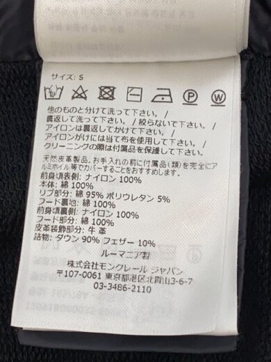 商品画像：23AW/ダウンジャケット/S/ナイロン/BLK/I20918G00035 4