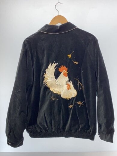 商品画像：STUNNING VELVET SOUVENIR JACKT/スカジャン/40/コットン/BLK/2520J-JK12 2