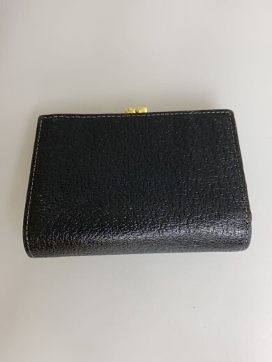 商品画像：3つ折り財布/レザー/BLK/レディース 2