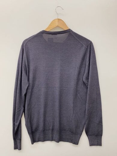 商品画像：nomiamo/ニット・セーター(薄手)/50/ウール/シルク・カシミヤ混/NVY/無地 2