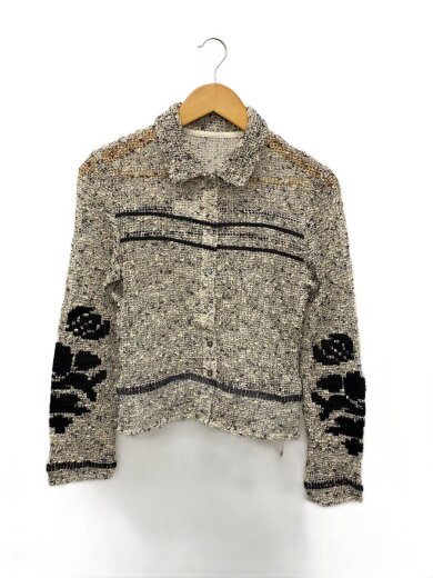 商品画像：25aw/長袖シャツ/FREE/コットン/12520404/Embroidery Mesh Shirts 1