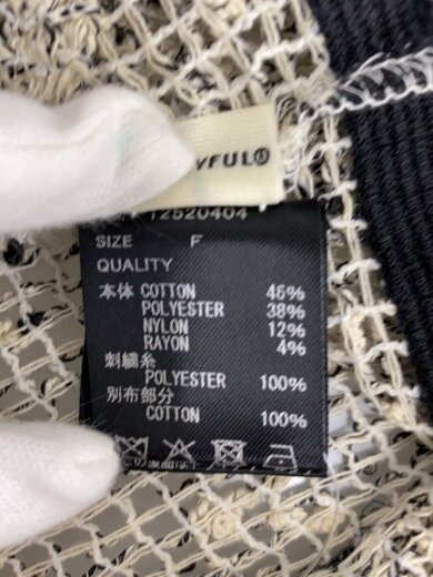 商品画像：25aw/長袖シャツ/FREE/コットン/12520404/Embroidery Mesh Shirts 4