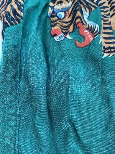 商品画像：半袖シャツ/L/レーヨン/GRN/総柄 9