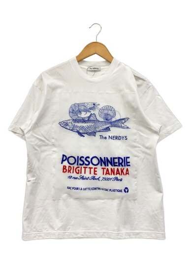 商品画像：Tシャツ/L/コットン/WHT/NFNY-BT02// 1