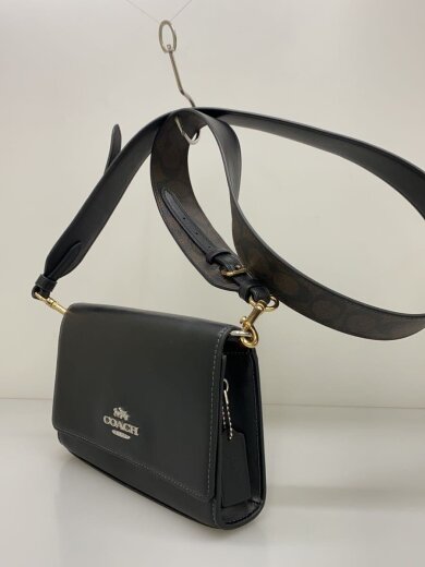 商品画像：ショルダーバッグ/レザー/BLK/a2496-cp034// 2