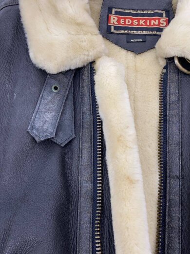 商品画像：red skins/レザージャケット・ブルゾン/M/牛革/BLK/無地/0540-1580 7