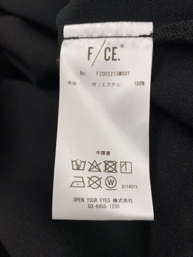 商品画像：SEAMLESS OPEN SHIRTS半袖シャツ/XL/ポリエステル/BLK/無地/FZG02213M001 4