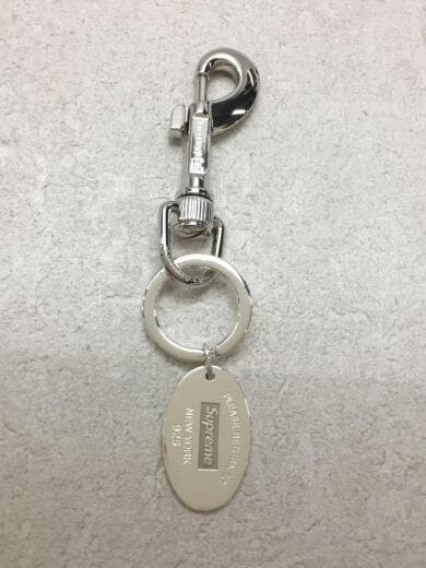 画像：Supreme × TIFFANY&Co.21AW/キーリング/Oval Tag Keyring/キーホルダー/--/SLV/メンズ1