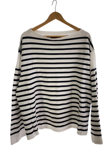 画像：OUTIL長袖カットソー/3/コットン/WHT/ボーダー//1