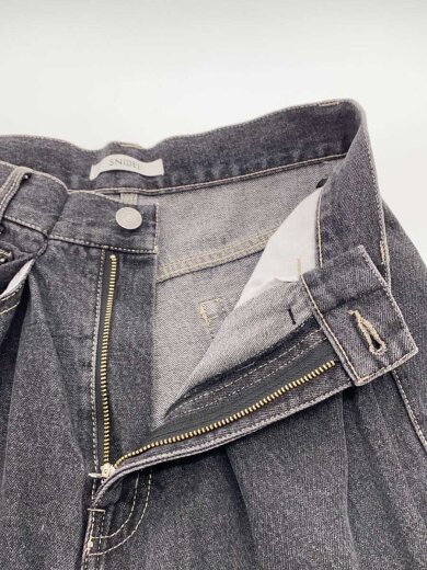 商品画像：23AW/ワイドパンツ/1/デニム/BLK/無地/SWFP235025// 3