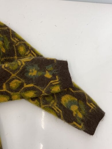 商品画像：モヘアカーディガン(厚手)/S/ナイロン/YLW/総柄/38-15-0061-048 6