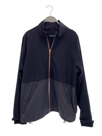 商品画像：マルチストライプジップアップブルゾン/XL/ウール/NVY/PF-KS-50827// 1