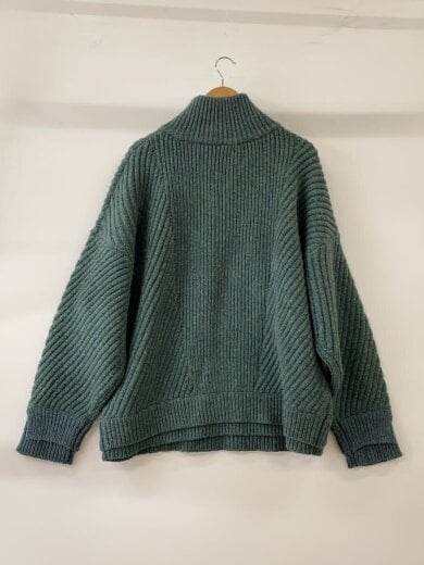 商品画像：ニット・セーター(厚手)/2/ウール/GRN/無地/21KO-AW10 2