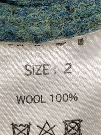 商品画像：ニット・セーター(厚手)/2/ウール/GRN/無地/21KO-AW10 4