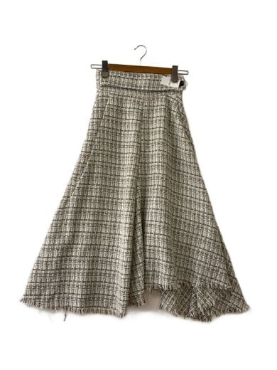 商品画像：ロングスカート/O/ポリエステル/WHT/SWFS221155// 1