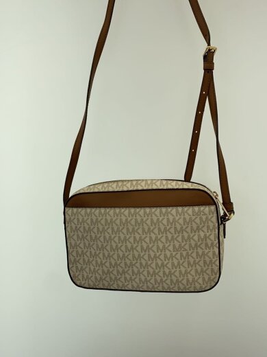 商品画像：ショルダーバッグ/レザー/CRM/総柄/使用感有 3