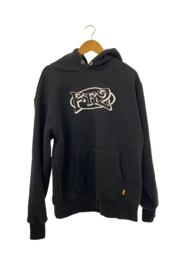 商品画像：パーカー/L/コットン/BLK/背面小穴有 1