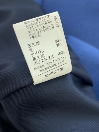 商品画像：ノーラペルコート/42/ウール/BLU/3525-199-0826// 6