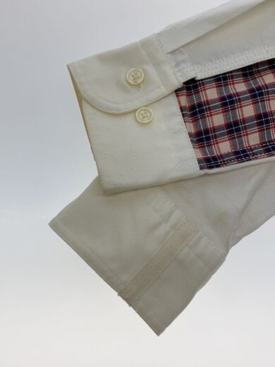 商品画像：AD2012/ボタンダウン/長袖シャツ/XS/コットン/WHT/WJ-B901/襟・袖ヨゴレ有// 5