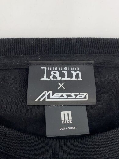 商品画像：Messa/serial experiments lain/ビッグシルエットTシャツ/M/コットン/BLK 3