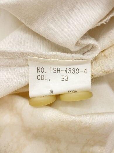 商品画像：00s/ボタニカル柄半袖シャツ/L/コットン/WHT/TSH-4339-4 4