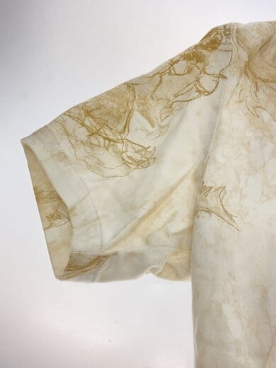 商品画像：00s/ボタニカル柄半袖シャツ/L/コットン/WHT/TSH-4339-4 5