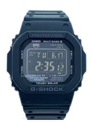 カシオ/ソーラー腕時計_G-SHOCK/--/ラバー/ブラック
