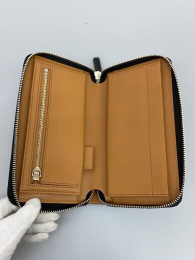 商品画像：長財布/馬革/BLK/無地/メンズ// 4