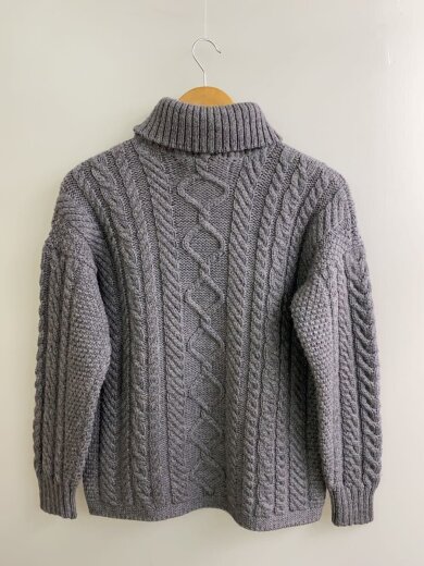 商品画像：ガンジーウーレンズ/ニット・セーター(厚手)/S/ウール/グレー 2