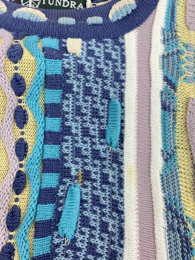 商品画像：ニット・セーター(薄手)/XL/コットン/マルチカラー 8