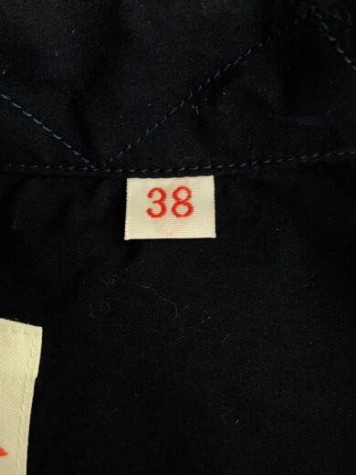 商品画像：半袖シャツ/38/コットン/NVY/無地/DT-B0049 4