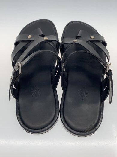 商品画像：サンダル/39/BLK/レザー/カカトスレアリ 3