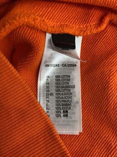 商品画像：スウェット/M/コットン/ORN/プリント 5