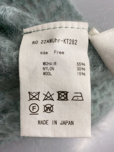 商品画像：ニット・セーター(薄手)/FREE/モヘア/BLU/22AWUhr-KT282// 4