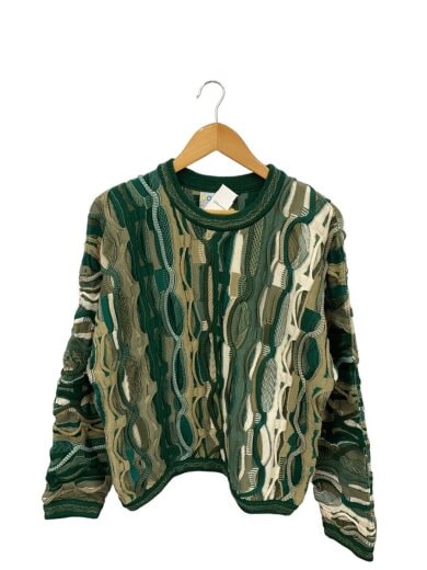 商品画像：ニット・セーター(厚手)/SS/コットン/GRN 1