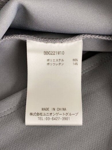 商品画像：ジップパーカー/S/ポリエステル/グレー/BBG221W10 4