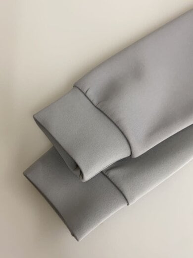 商品画像：ジップパーカー/S/ポリエステル/グレー/BBG221W10 5