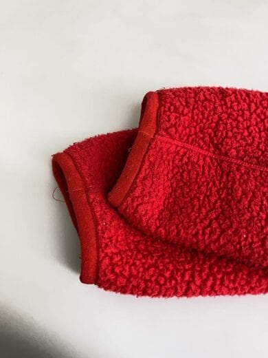 商品画像：フリースジャケット/L/ポリエステル/RED/ヨゴレアリ 5