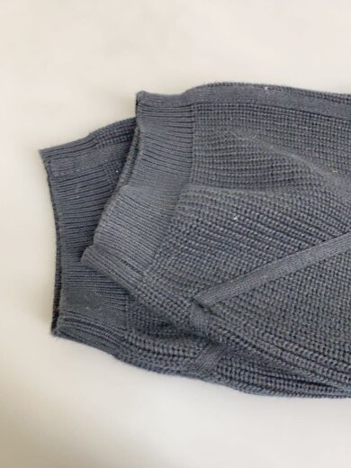 商品画像：ジップパーカー/M/コットン/BLK/無地 5