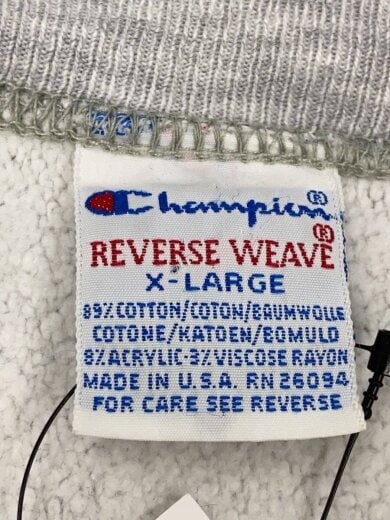 商品画像：スウェット/XL/コットン/GRY/90S/USC 3