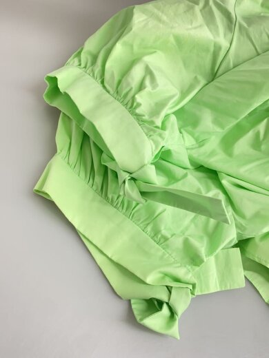 商品画像：半袖ワンピース/S/コットン/GRN/無地/02210590780 5