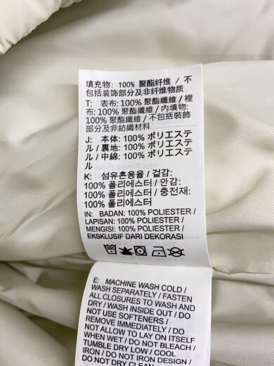 商品画像：ダウンジャケット/XL/ポリエステル/WHT/無地/FZ5900-072 4