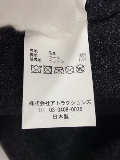 商品画像：Bilt Buck/コート/40/馬革/BLK// 4