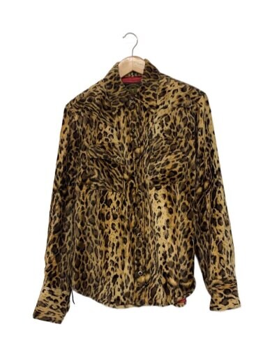 商品画像：長袖シャツ/L/コットン/BRW/アニマル 1