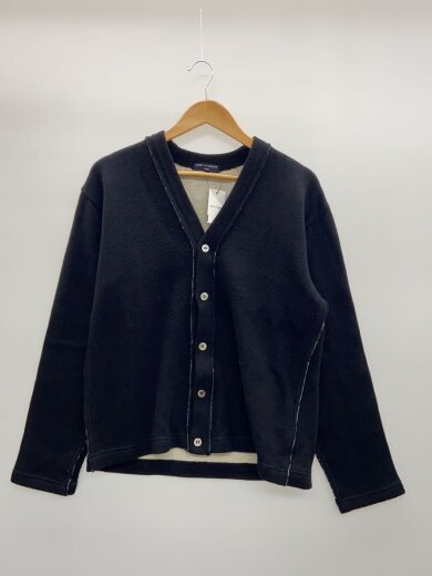 商品画像：カーディガン(厚手)/M/コットン/BLK/無地/HN-T046// 1