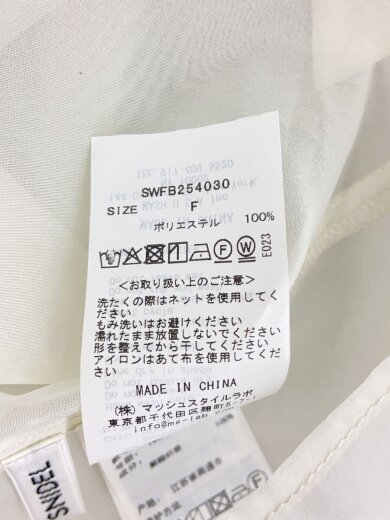 商品画像：スナイデル/半袖ブラウス/one/ポリエステル/IVO/SWFB254030// 4