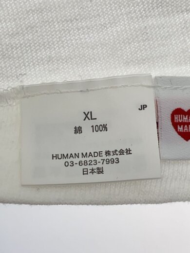 商品画像：25SS/GRAPHIC T-SHIRT/ハートロゴグラフィックプリントTシャツ/XL/スラブ織り/白// 4