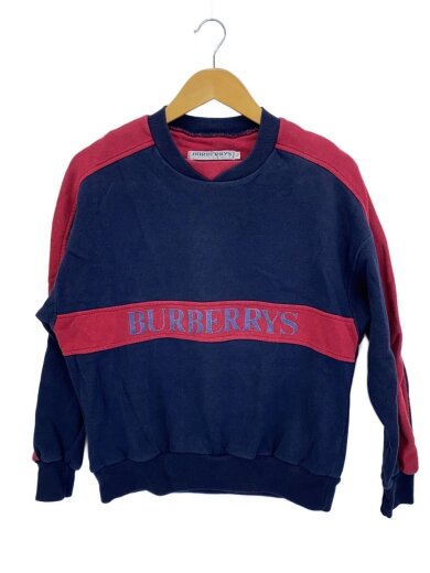 画像：BURBERRYSスウェット/S/コットン/NVY/無地1