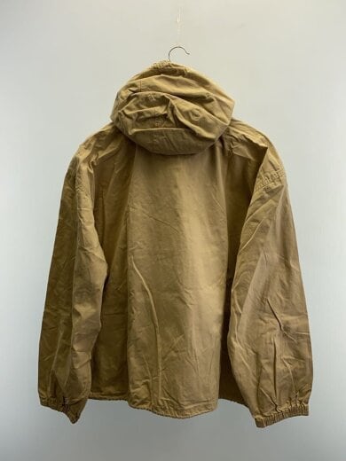 商品画像：90s/スモールポニー刺繍コットンアノラックパーカー/M/ベージュ/サイドジップ/マレーシア製 2