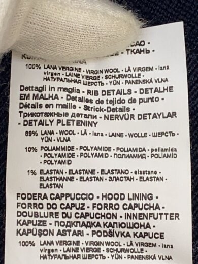 商品画像：ニットジップパーカー/S/ネイビー/紺/6H1MXQ 1MHVZ 4